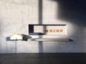 memorial corner of resistance fighters in church in Berlin