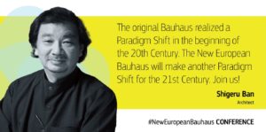 Shigeru Ban on #NewEuropeanBauhaus